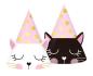 Preview: Kätzchen - Cats Partyhüte